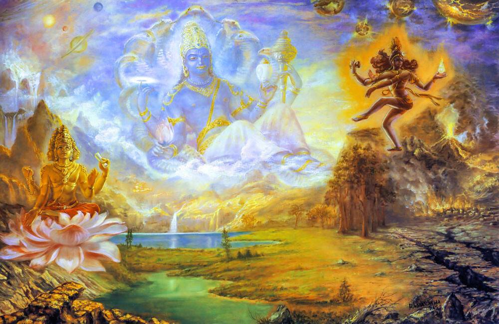 Brahma Vishnu and Siva