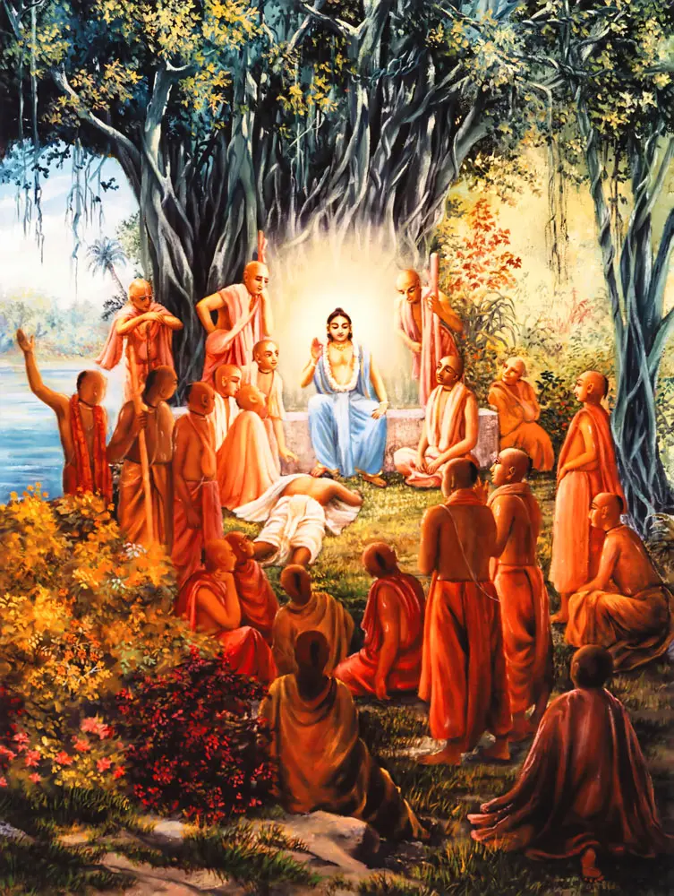Lord Nityananda Blesses Raghunatha - Chipped Rice Festival at Panihati