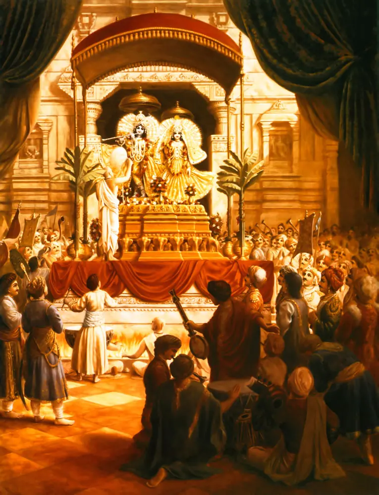 Maharaja Ambarisa Worships the Lord