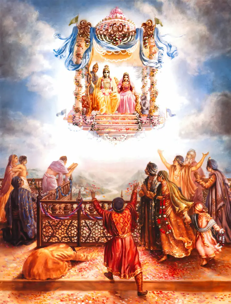 Lord Ramacandra Returns to Ayodhya
