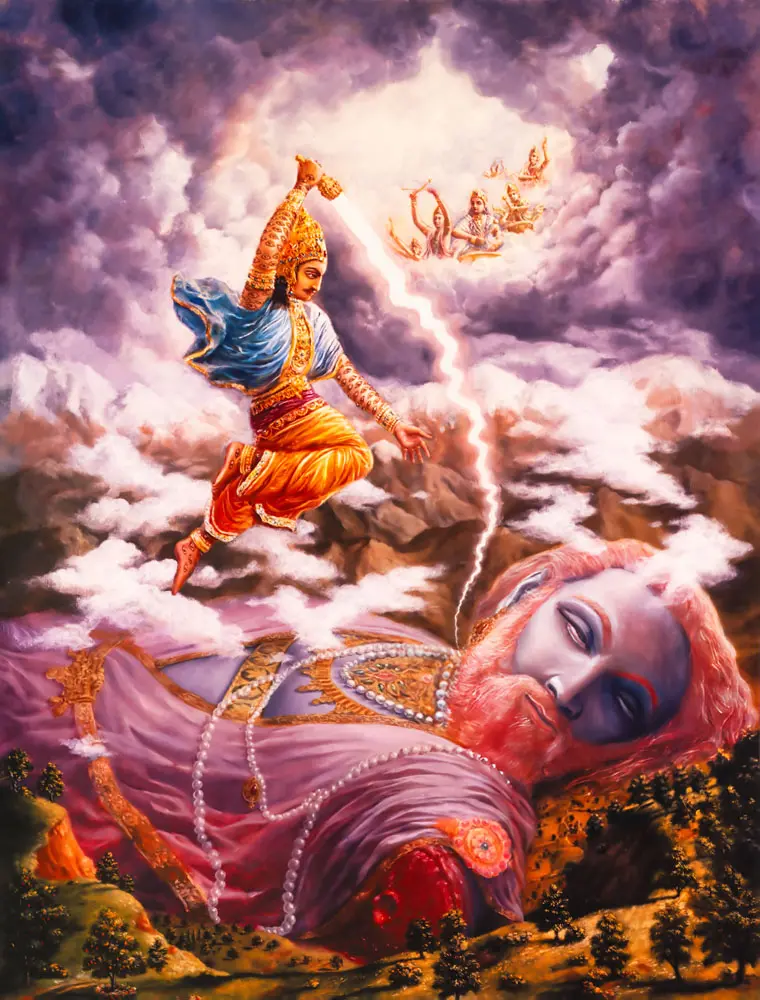 Indra Kills Vrtrasura