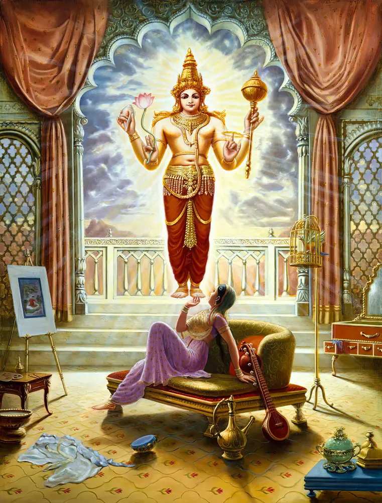 Queen Kunti Summons the Sun-God