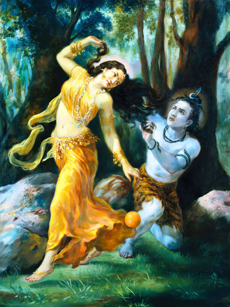 Shiva Enchanted by Mohini-Murti