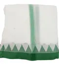 Jagnnath Puri Temple Border Dhoti and Chadar Set