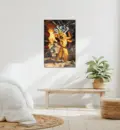 Lord Nrsimhadeva Battles the King of the Demons