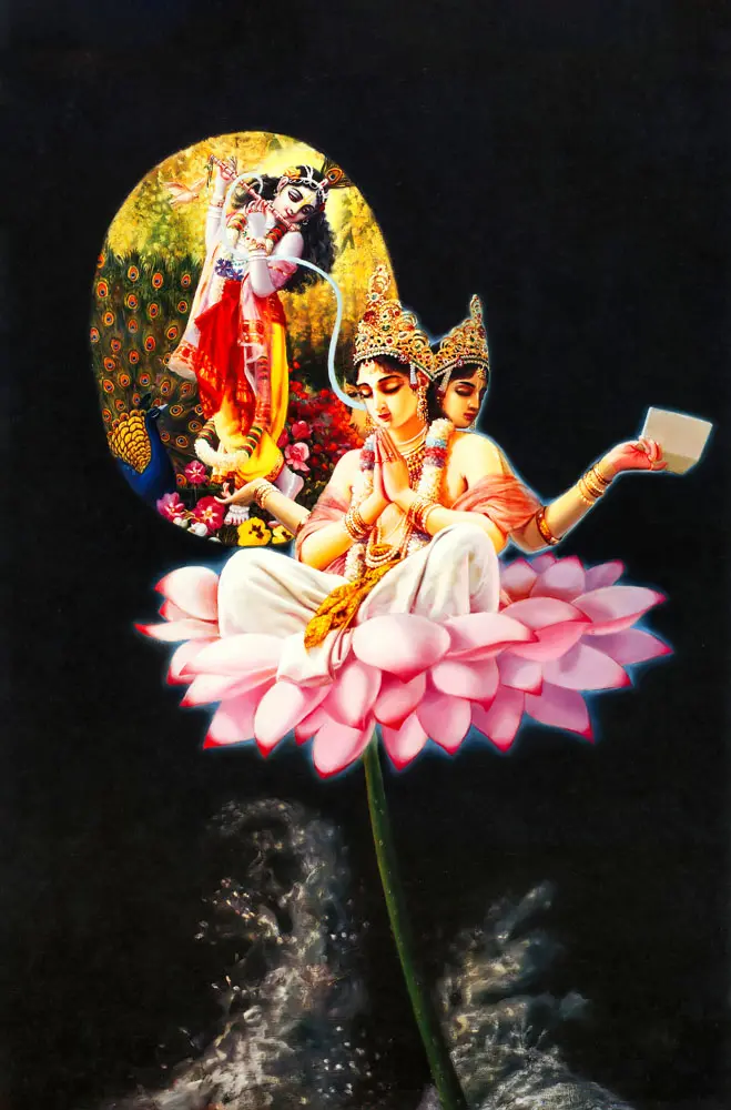 Lord Brahma Hears the Gayatri Mantra