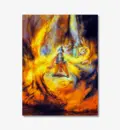 Krishna Swallows a Forest Fire