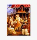 Lord Caitanya Dances Before the Ratha-Yatra Cart