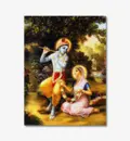 Krishna and Radharani in Vrindavan