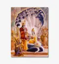 Krishna and Arjuna Visit Maha-Vishnu