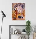 Krishna and Arjuna Visit Maha-Vishnu