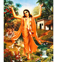 Lord Caitanya Dancing in Navadvipa