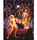 Lord Caitanya Sees Krishna in the Asoka Tree