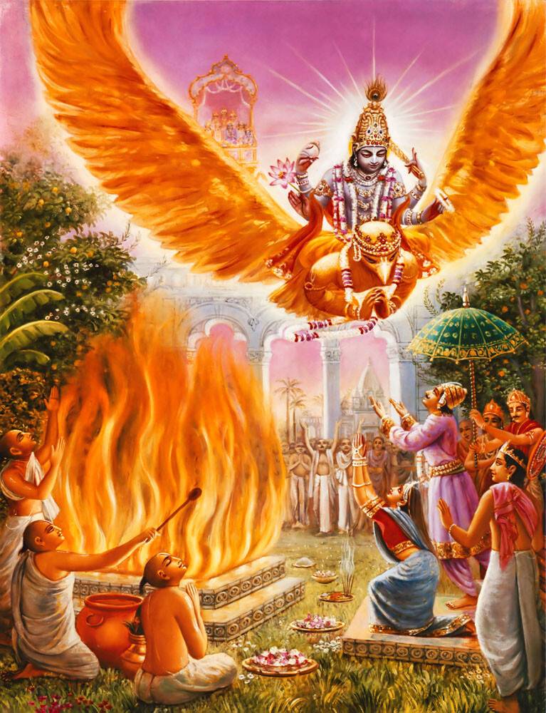 Lord Vishnu Appears at the Sacrifice of King Nabhi