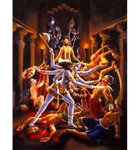 The Goddess Kali Protects Jada Bharata