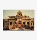 Srila Prabhupada and Disciples at Krishna Balaram Temple Vrindavan