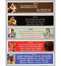 Spiritual Stickers - Radha, Krishna, Prabhupada, Maha Mantra - 20 pack