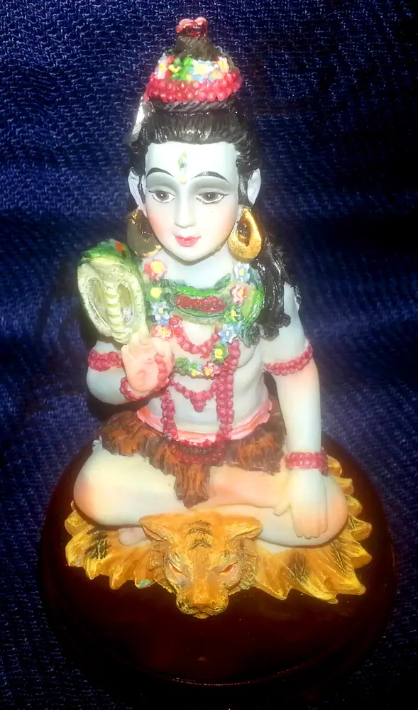 Lord Shiva Polyresin Deity (3.5\" high)