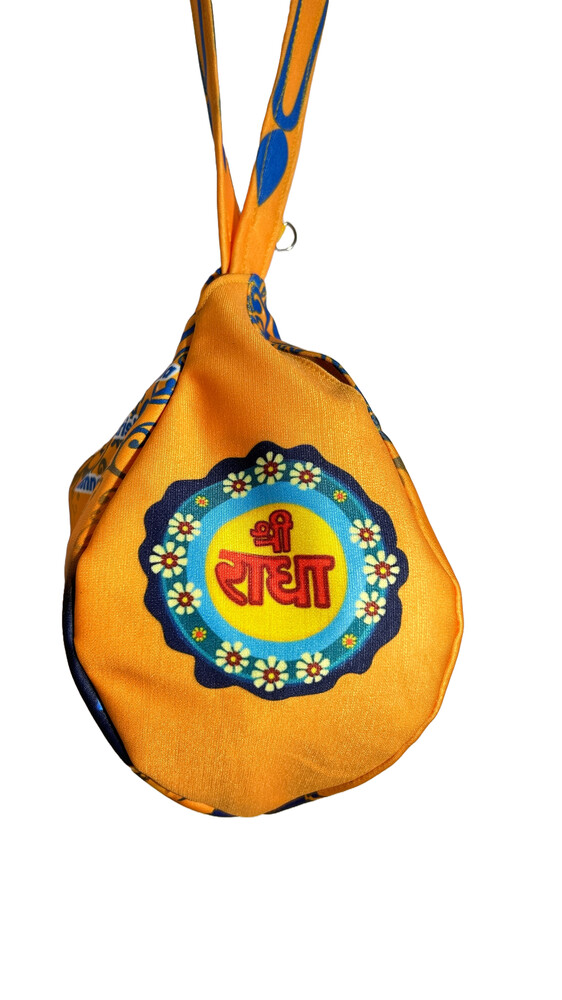 I Love Radha - Digitally Printed Bead-Bag [3 sides and strap] Standard Size