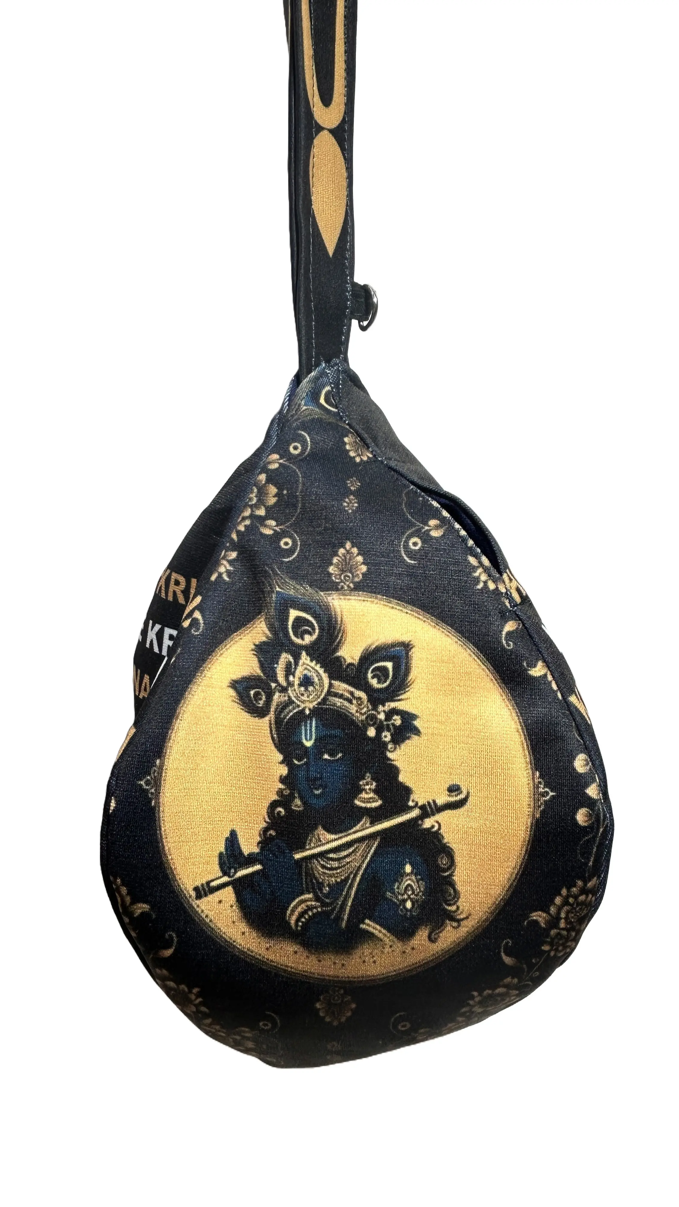 Sri Radha - Digitally Printed Bead-Bag [3 sides and strap] Standard Size