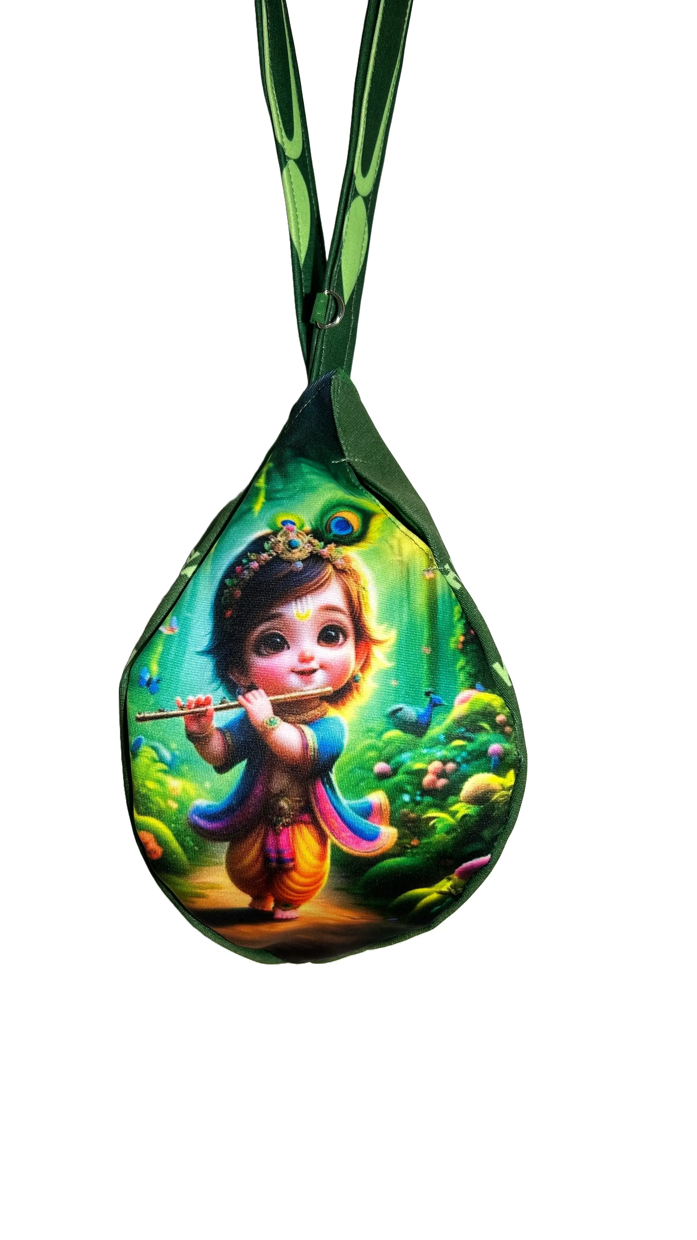 Sri Radha - Digitally Printed Bead-Bag [3 sides and strap] Standard Size