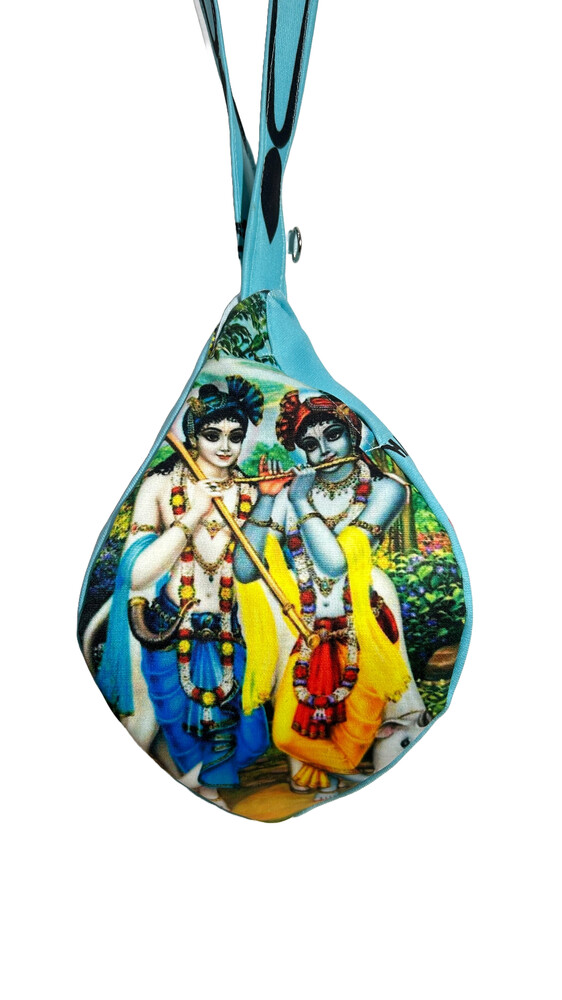 I Love Radha - Digitally Printed Bead-Bag [3 sides and strap] Standard Size