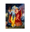 Radha and Krishna (Red Dress) Painting