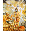 Krishna Reveals His Two-Armed Form to Arjuna