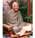 Srila Prabhupada at New Dwaraka Garden, Darshan