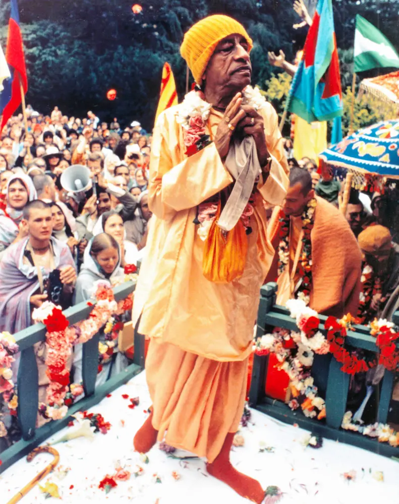 Srila Prabhupada at San Francisco Ratha-yatra
