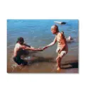 Srila Prabhupada Bathing in Ganges