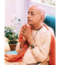 Srila Prabhupada Folding Hands with Digital Watch