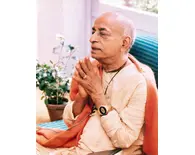 Srila Prabhupada Folding Hands with Digital Watch