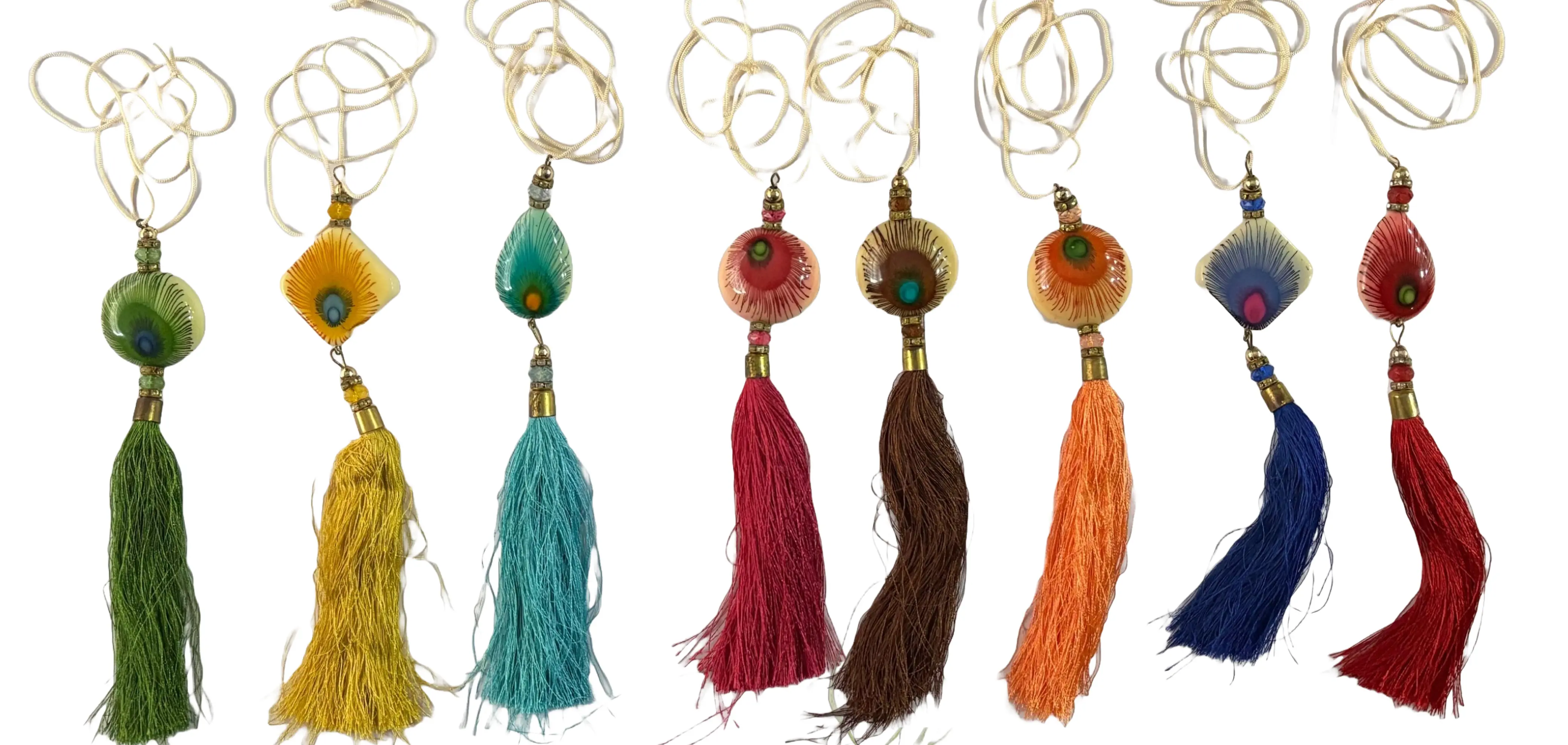 Wooden Decorative Hanger (Double Sided 3 Layer) (Hare Krishna)
