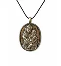Antique Yashoda with Bal Krishna Pendant