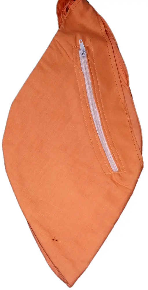 Japa Bead Bag -- Plain Standard Size With Zip Pocket