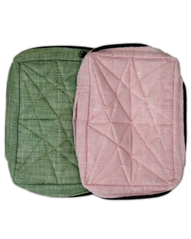 Padded Book Cover with Zipper