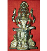 Lord Nrsimhadeva Brass Deity (4" high)