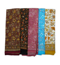 Sari, Synthetic Crepe, Very Soft 'Butter Sari'