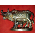 Design Brass Cow with Calf (3.5 x 5\")