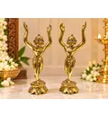 Gaura Nitai Deities Lotus Base (7\" brass)