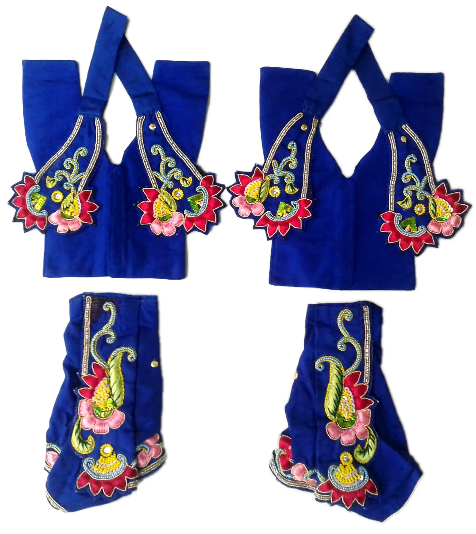 Gaura Nitai Deity Clothes -- Deluxe \'Kerry\' Design