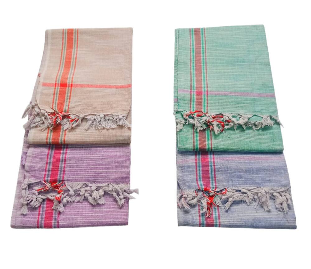 Gamcha, Heavy Khadi Traditional Indian Bathing Towel