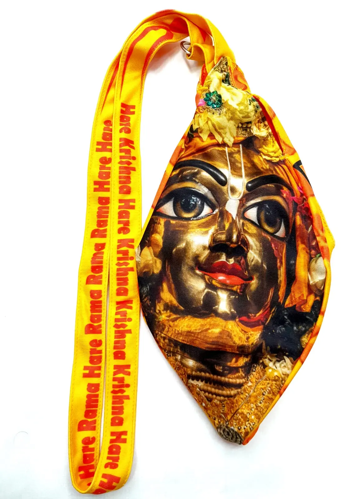 Sri Radha - Digitally Printed Bead-Bag [3 sides and strap] Standard Size