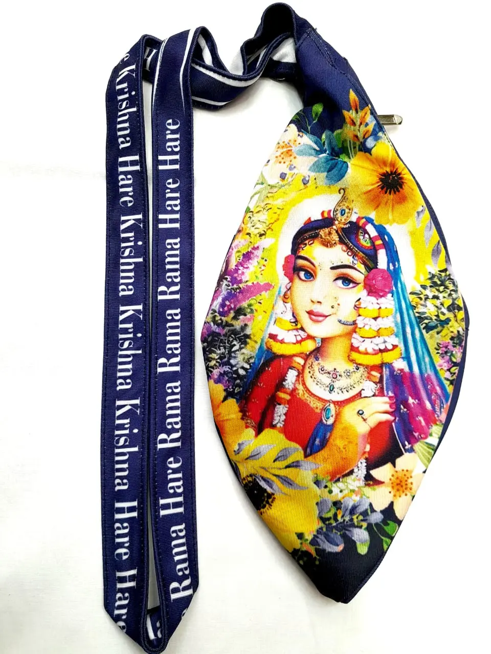 Sri Radha - Digitally Printed Bead-Bag [3 sides and strap] Standard Size