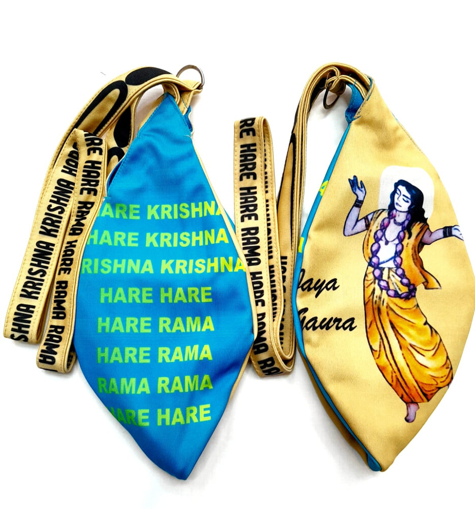 I Love Radha - Digitally Printed Bead-Bag [3 sides and strap] Standard Size