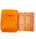 Devotee Cotton Saffron Cloth Kit -- 5 Piece Set