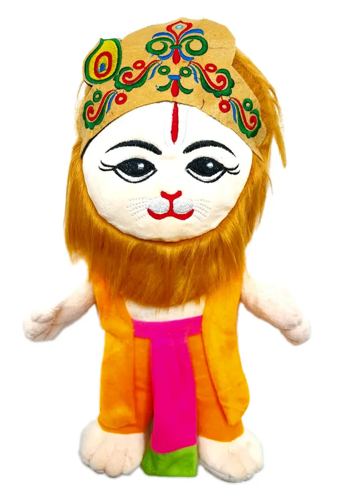 Childrens Stuffed Toy: Lord Narsimhadeva (Approx. 16\" high)