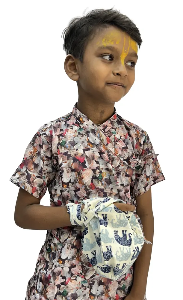 Boys Bagal Bandi (Brijwasi Dress)