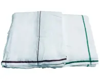 Dhoti -- Jute Heavy Quality with Border Dhoti -- Jute Heavy Quality with Border